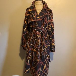 Nygard belted trench jacket coat medium